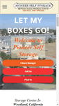 Mobile Screenshot of pioneerselfstorage.com